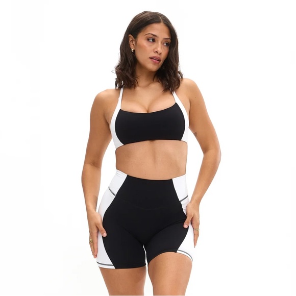 BuffBunny Black and Gray Sports Bra - Picture 4 of 4